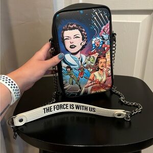 Women of the Force, Star Wars Loungefly Crossbody Purse - Leia, Ahsoka, Rey